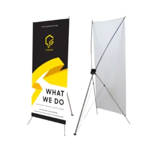 Budget X-Frame Banners (Black Back PVC)